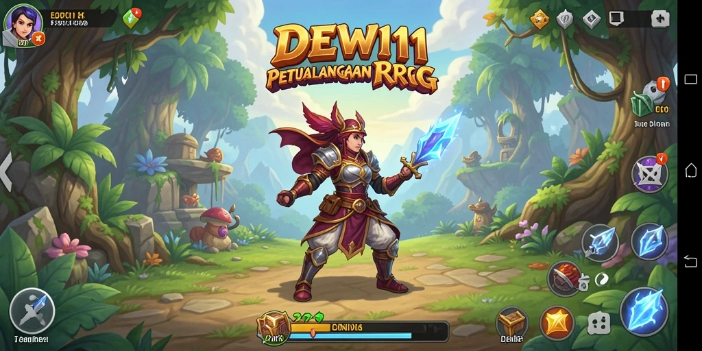 Tampilan gameplay DEWI11 yang menarik dan seru.