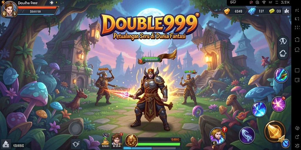 Gambaran gameplay seru dalam dunia petualangan di DOUBLE999.