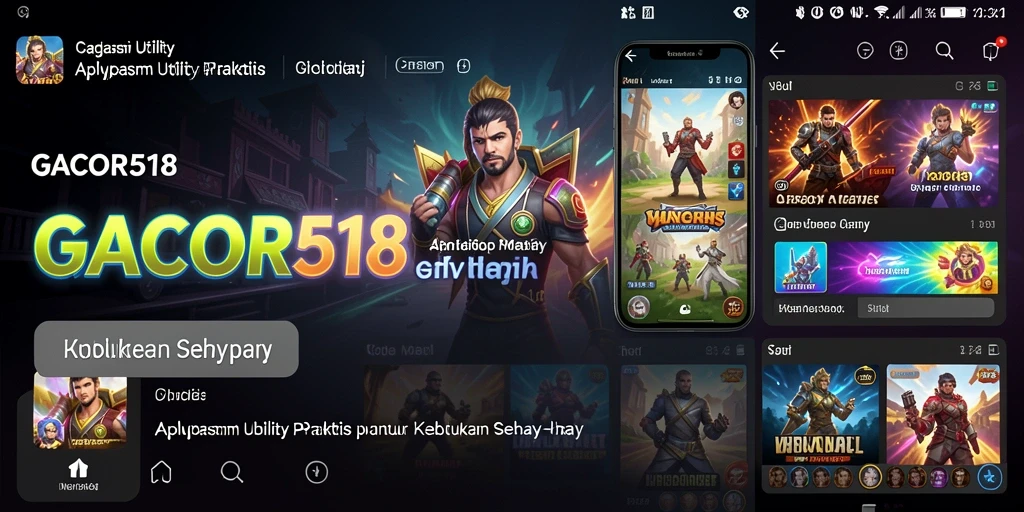 Antarmuka GACOR518 yang sederhana dan intuitif.