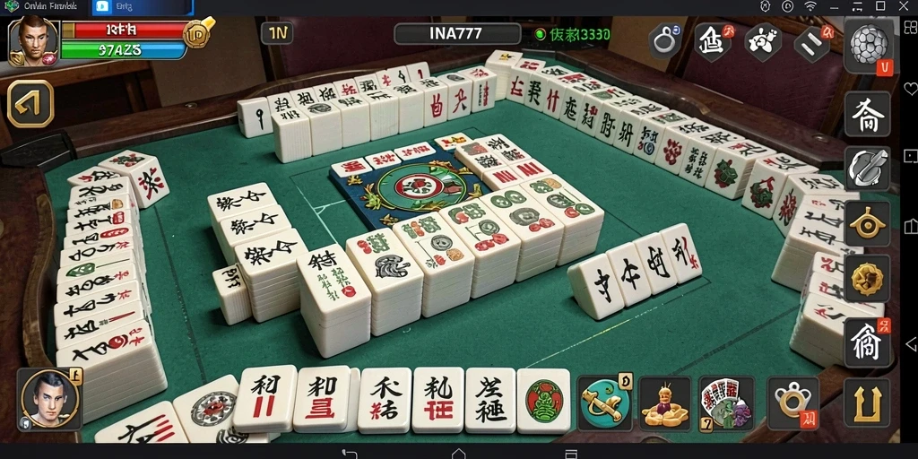 Tampilan permainan Mahjong yang memukau di INA777.