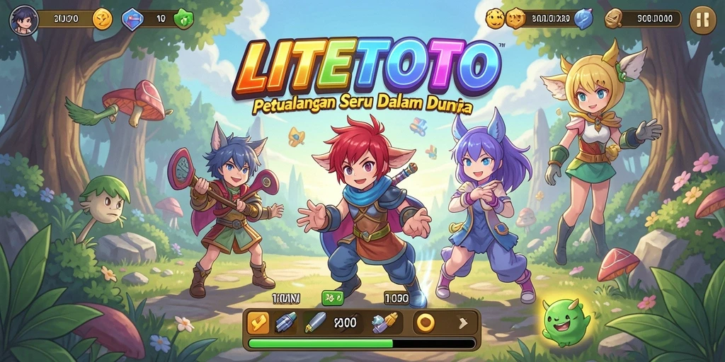 Screenshot menampilkan aksi seru dalam gameplay LITETOTO.