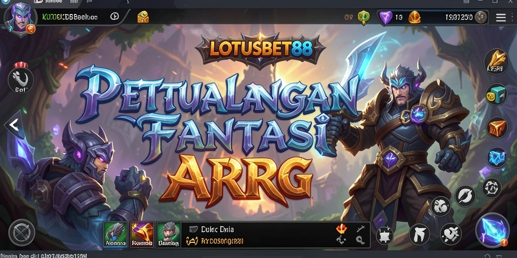 Tampilan menakjubkan dari gameplay ARPG di LOTUSBET88.