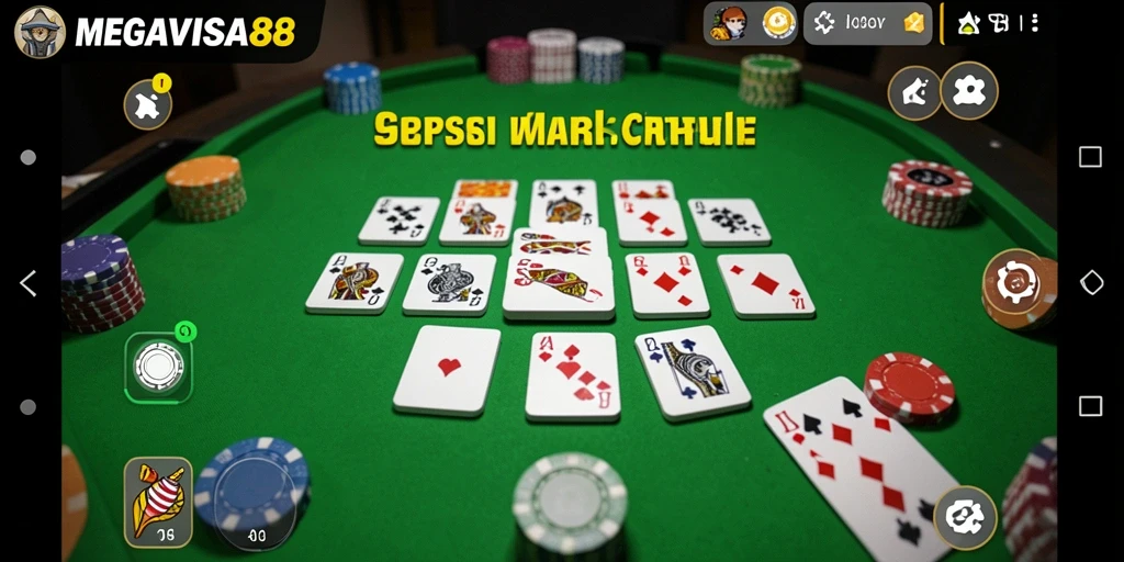 Tampilan gameplay seru MEGAVISA88 dengan desain yang menarik.