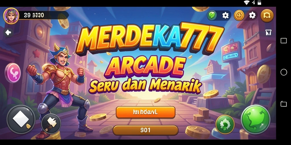 Tampilan gameplay seru dalam MERDEKA777 dengan grafis yang menarik.