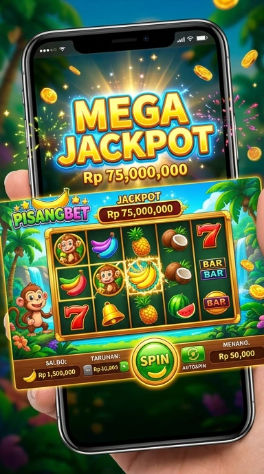 Screenshot aplikasi pisangbet dengan antarmuka yang menarik.